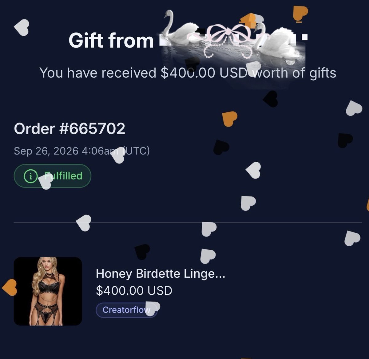 Mistresjess61's tweet photo. it’s so easy for a total doll like me to get whatever I want when I snap my pretty fingers mmmm yayayayay!!! 

Just made this hopeless Claretta goon buy me a new Honey Birdette set just because I said so 🦢🎀 yum https://t.co/JkssDpfgYF