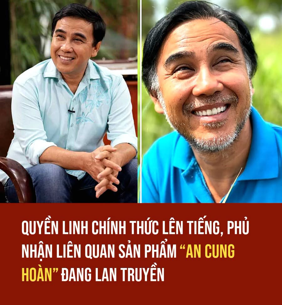 twotipa's tweet photo. Ngày 25/9, MC Quyền Linh đã chính thức lên tiếng trước các thông tin gây xôn xao trên mạng xã hội. Anh khẳng định không có bất kỳ liên hệ nào với sản phẩm An Cung Hoàn hay các mặt hàng được nhắc đến trong các bài viết lan truyền. https://t.co/oFWfkK5LI0