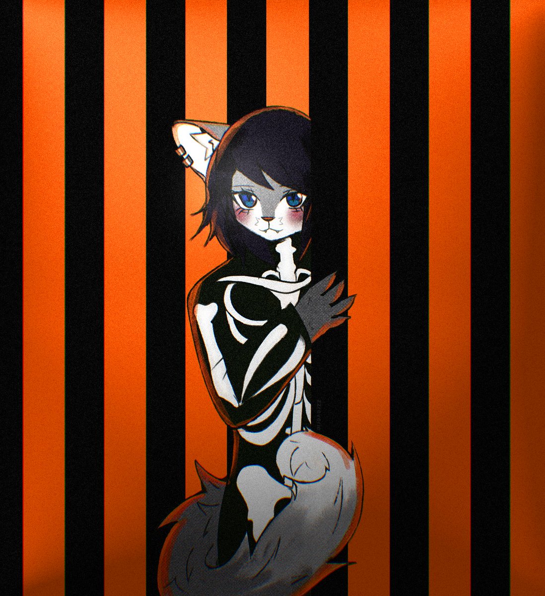 Reveriezz1's tweet photo. 🎃🐱🎃

#furry #furryart https://t.co/niffpwpTQi
