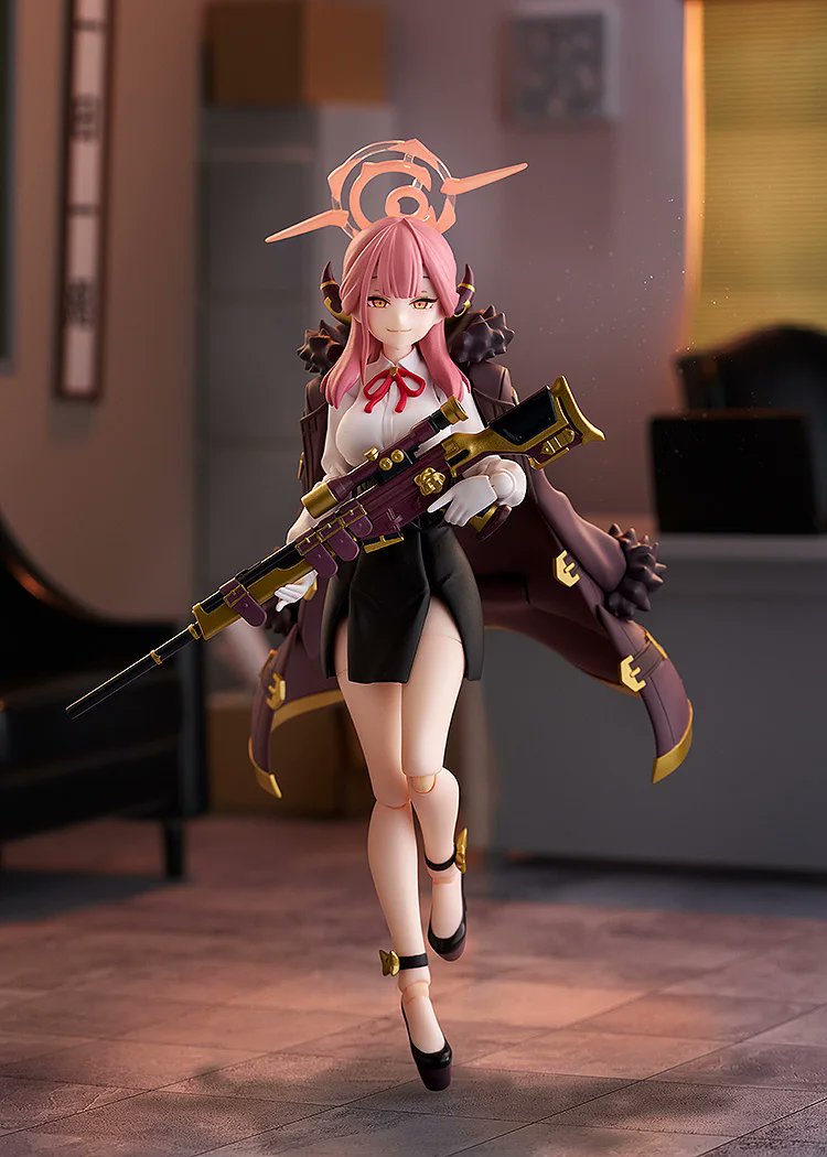 gsc_kahotan's tweet photo. ／
　待ってたわ。
　どんな依頼でも、便利屋は必ず遂行するから！
＼
￣￣￣￣￣￣￣￣￣
figma 陸八魔アル
＿＿＿＿＿＿＿＿＿

9月28日（月）出荷予定です💠
#ブルーアーカイブ #ブルアカ #figma https://t.co/Vj2KbaB9kY