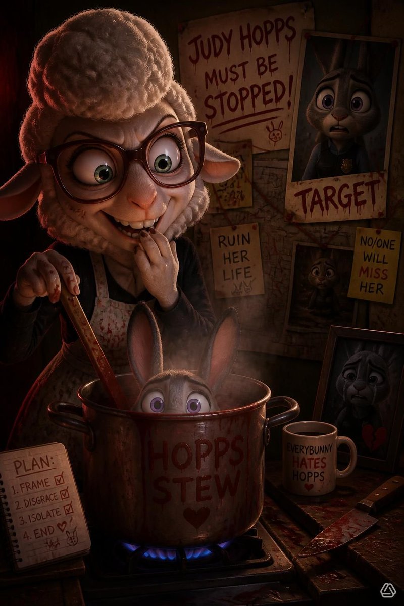 DanielHags45268's tweet photo. Zootopia crazy insane mayor bellwether https://t.co/xS9LJnwlzh