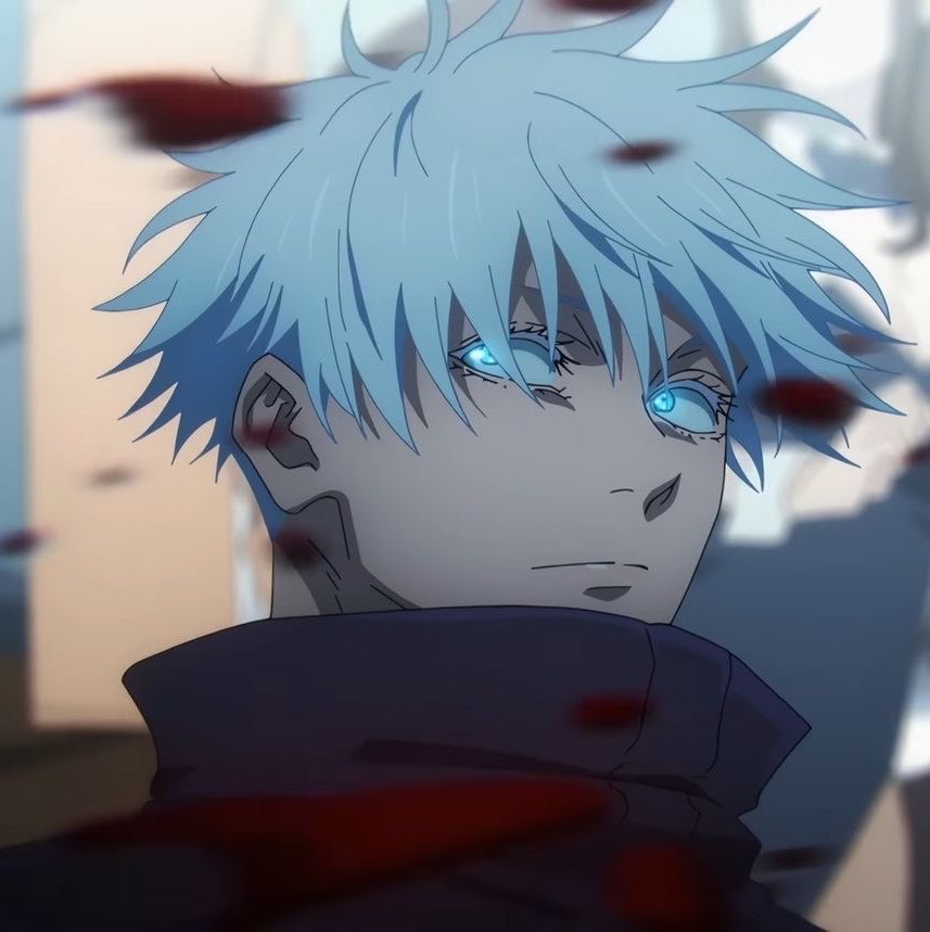starlessatoru's tweet photo. nothing hotter than upset gojo. like, please take that anger out on me https://t.co/NlYITYRjWR