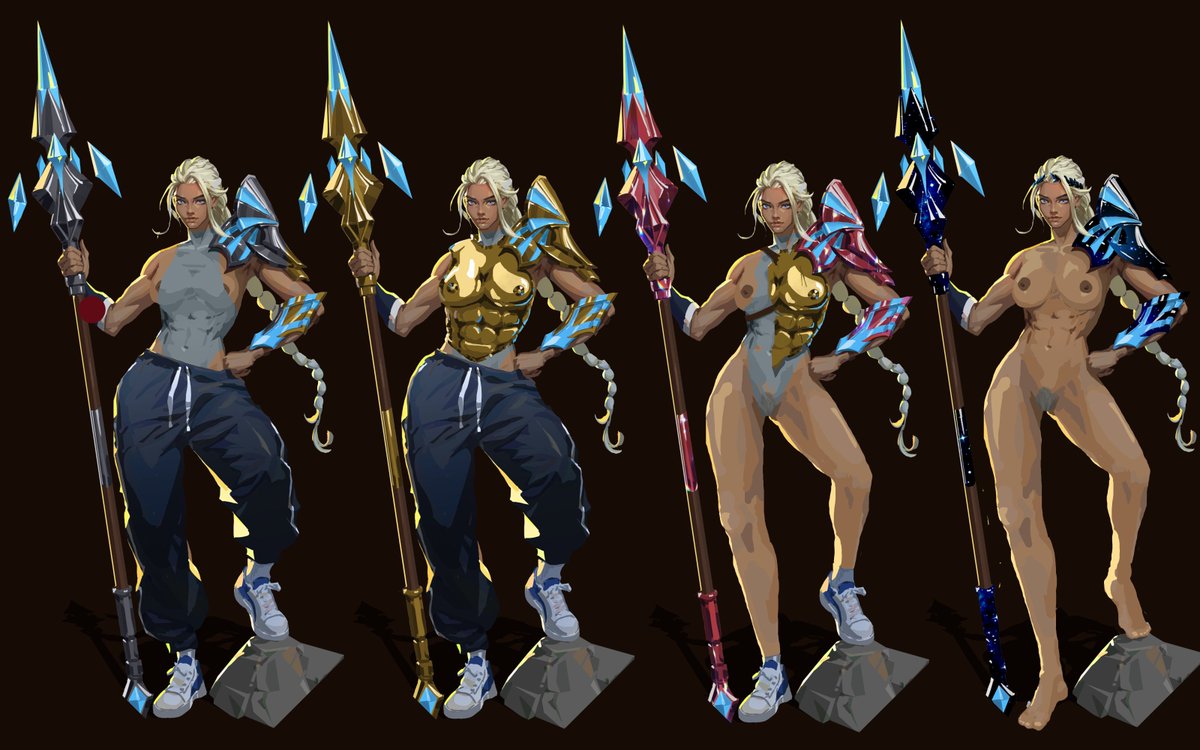 KowloonWarez's tweet photo. Learning to render metal, next #Guildrun NSFW redraw skin will have progression as Irini gets upgraded https://t.co/RPwKi5FYt0
