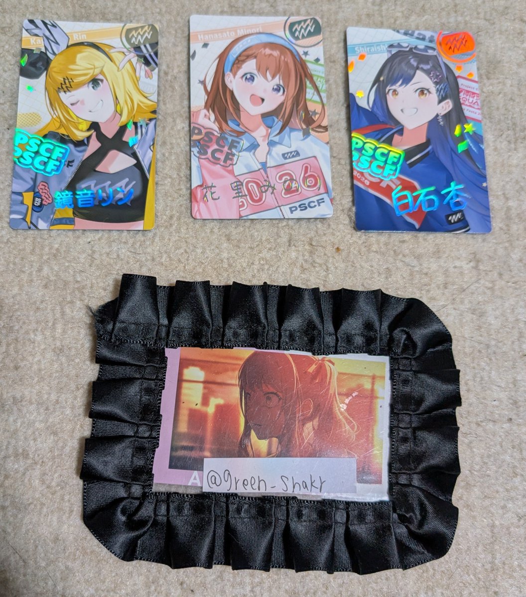 green_shakr's tweet photo. プロジェクトセカイ プロセカ クリフェス2026 エピカ N 箔押し 交換

譲 ミク リン MEIKO 穂波 志歩 みのり 遥 雫 杏 えむ 寧々 類 絵名

求 KAITO>>>レン

郵送での交換希望です。

箔⇔箔での交換。

なるべくKAITOを優先でお取引希望しております。

検索からでも気軽にお声がけ下さい🍀 https://t.co/llyE7oQO4T