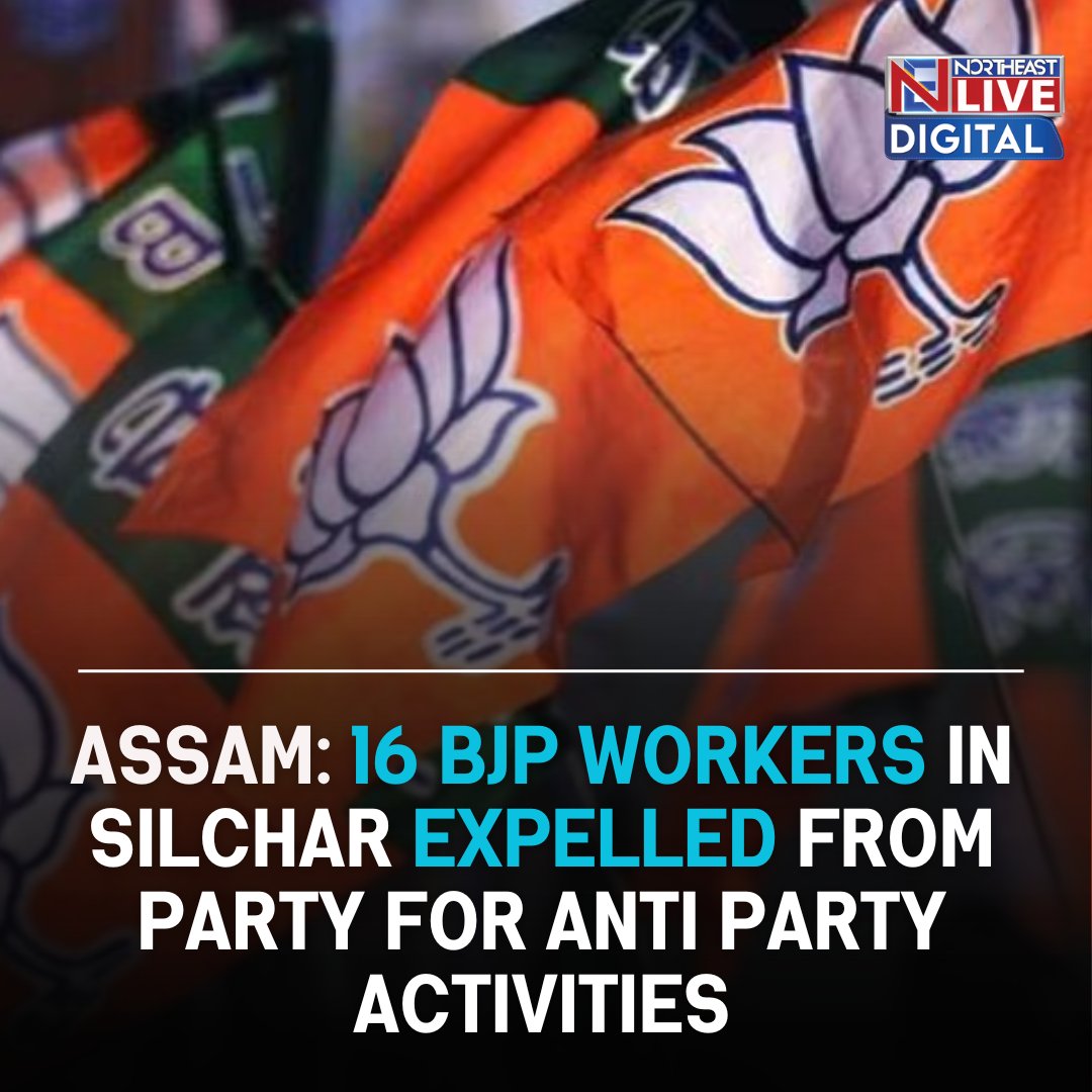 NELiveTV's tweet photo. #BharatiyaJanataParty #PartyWorkers #Silchar #Expelled https://t.co/8IjhcmInXT