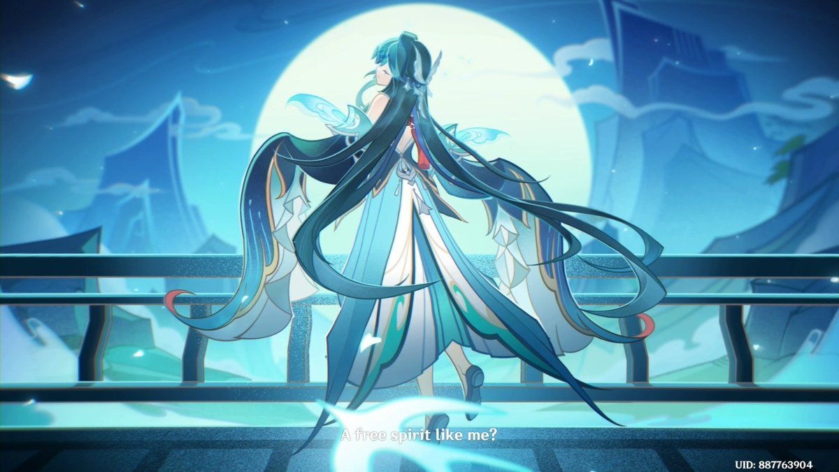 noirvlyr's tweet photo. She's so beautiful oh my god genshin pls make her playable 😭 https://t.co/neZfPk22Aw