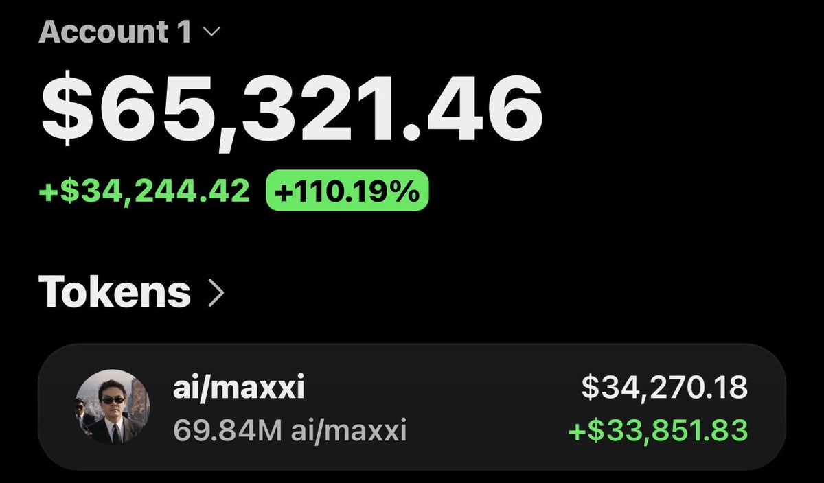 Soltrader_1's tweet photo. $ai/maxxi is making waves printing massive profits on my Alpha telegram group 🚀🏆📊

Fams are celebrating 🥳 as usual 

Ca: 5cQReyzgJQbtbGLvkm1vN9GDGFBWzcAC6TDprBwzVVjL https://t.co/iuKgCN7be2