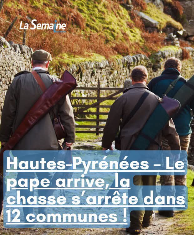AdeaClaude's tweet photo. Comme quoi ils reconnaissent bien que la chasse est un danger pour autrui, le pape devrait venir plus souvent...

Hautes-Pyrénées – Le pape arrive, la chasse s’arrête dans 12 communes !
https://t.co/Gy6GSz2zyV https://t.co/5NVAOgrwVN