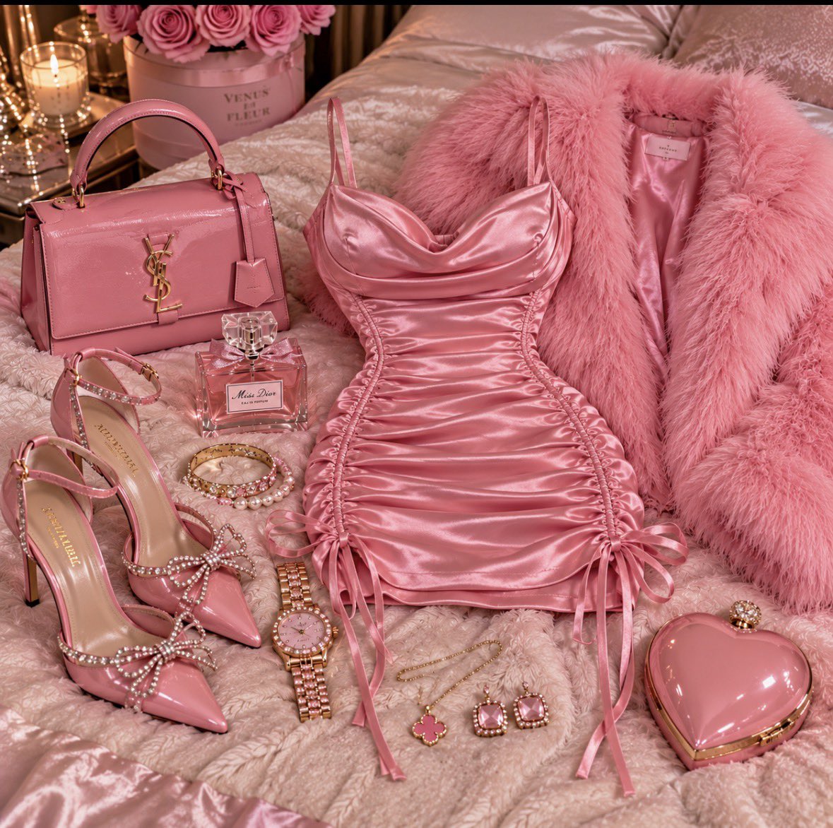 PinkPrivilege5's tweet photo. Serving luxury, sunshine, and main-character energy. 🎀 https://t.co/eaTFsKIEBV