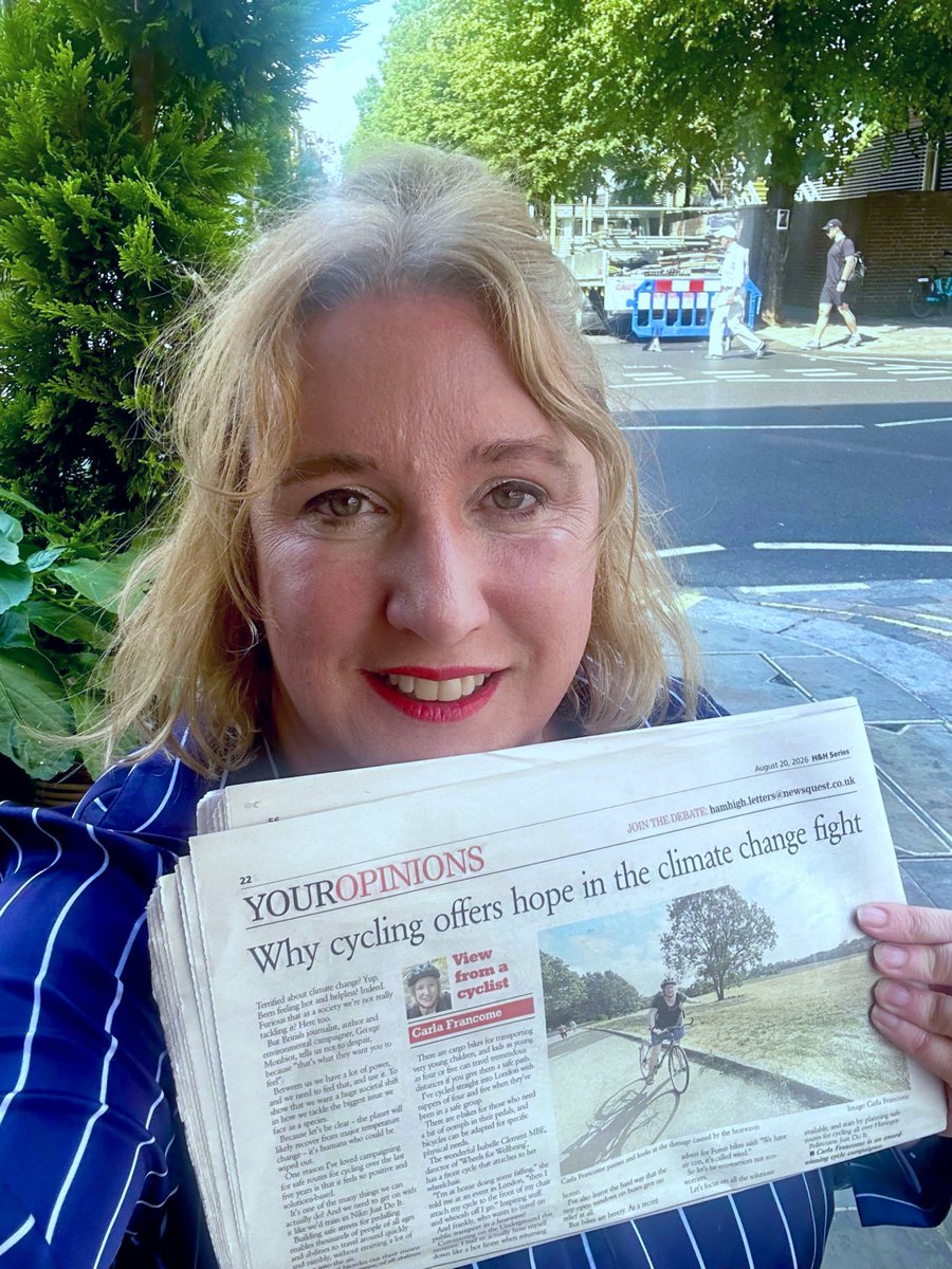 abhaypshukla's tweet photo. 🇬🇧

Dear Carla Francome (@carlafrancome)
Communications & Storytelling | TEDx Speaker | Award-Winning Cycle Campaigner | Former TV Producer

It is genuinely wonderful to connect with someone who brings together storytelling, communication, humour, cycling and a strong commitment to positive change.

I really admire the passion and energy you bring to cycling, especially the advocacy for safer cycling routes and a healthier, more sustainable way of living. Your approach to tackling climate change by focusing on practical solutions and turning ideas into action is equally inspiring.

I also appreciate the wonderfully human side of your personality, the humour, openness and ability to discuss serious issues without losing warmth or fun.

Connecting with you is a genuine source of positivity and happiness for me. I hope this association becomes a meaningful bridge between shared ideas around human well-being, a better environment and a better future.

The work of MEGA, Make Earth Great Again, is closely connected with humanity, environmental well-being and practical solutions for a better Earth. The support and contribution of an experienced personality like you would be deeply valued in this journey.

Keep cycling, keep inspiring and keep telling the stories that move people forward. 

@MEGAforPLANET