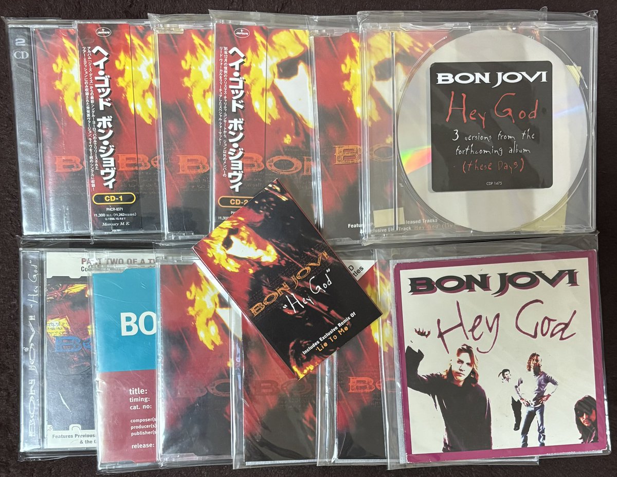 redbankbj's tweet photo. BON JOVI collection 更新‼️
ウェンブリースタジアム公演のHey Godの素晴らしさを受け、同曲のシングルをアップ
これでアップした点数は1947点
次は何をアップしようかな
日々アップしているので、ぜひご覧ください
#BonJovi
#ボン・ジョヴィ
#BonJovicollection
https://t.co/zOrjiXrwSk https://t.co/TDaNUncEII