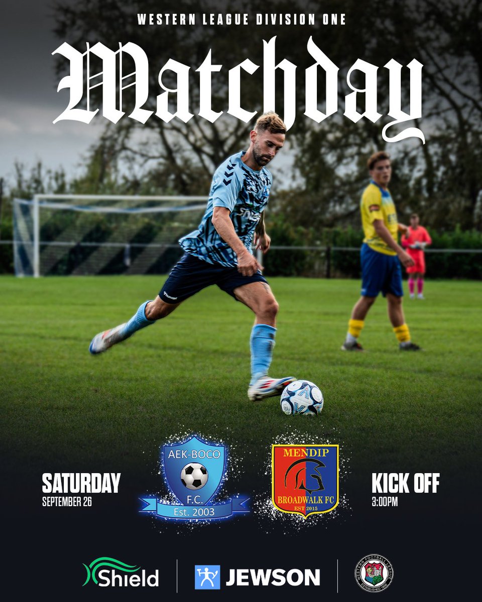 aekbocofc's tweet photo. 𝐌𝐀𝐓𝐂𝐇𝐃𝐀𝐘 🐻

Today we welcome @MendipBroadwalk to the Shield Pavilion.

🆚 Mendip Broadwalk
⏰ 3PM
📍 Greenbank Recreation Ground

#UPTHEBEARS https://t.co/bcido7GM9w
