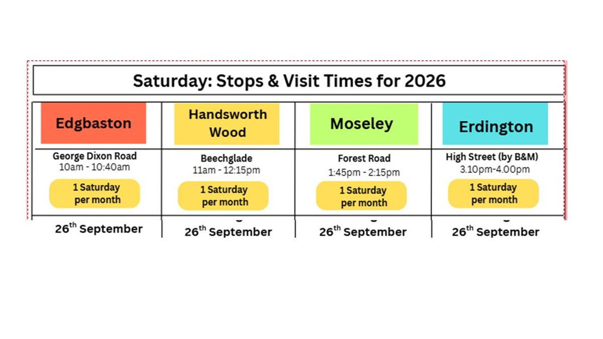 bhammobilelib's tweet photo. It's our monthly Saturday stops today, jump on-board, lots of great books to choose from! @LibraryofBham @BhamCityCouncil https://t.co/0idfLcnE7A