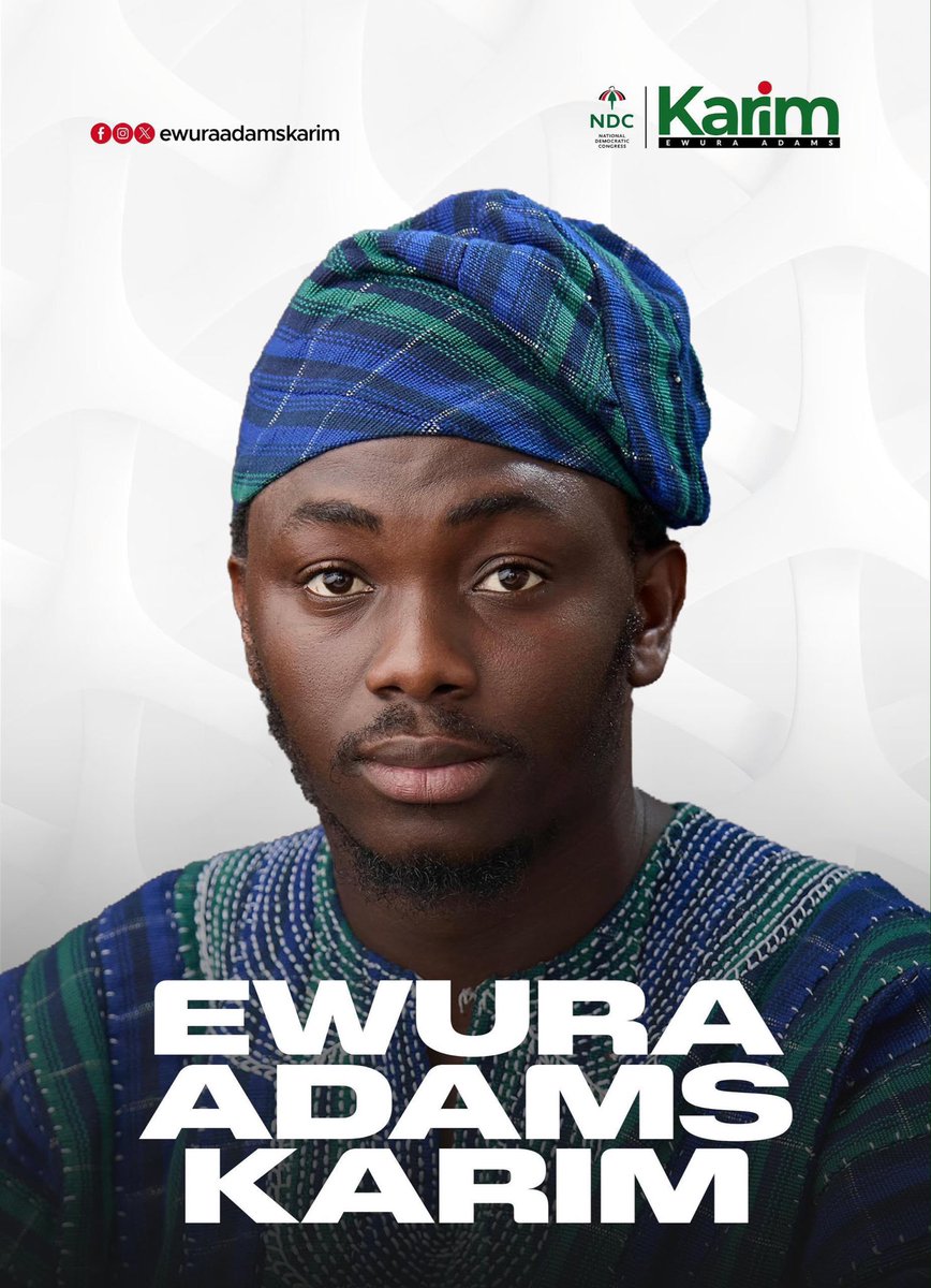 CurryJay_'s tweet photo. Ewura Adams Karim is clear his in message, has deep connections with the grassroots, fearless on the mic and humble in service.He’s the communicator the base trusts, the youth love, and the party needs#KARIM4DNCO
#Wedey2geda
#TheFutureIsHere https://t.co/FkcSF1oEAd