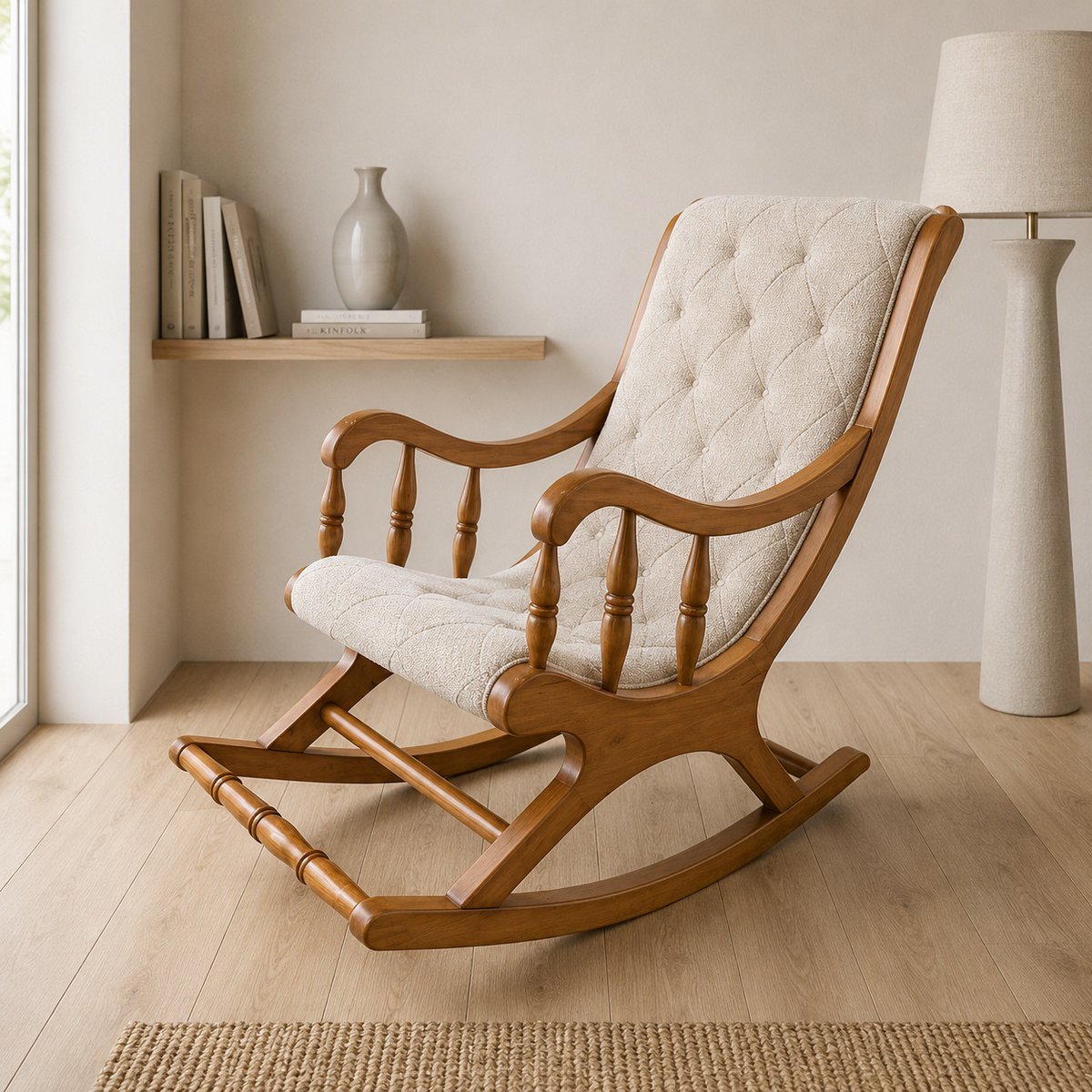 RobbieLakelem's tweet photo. Elevate your space with a modern solid wood accent chair featuring a premium frame, luxurious upholstery, an elegant rocking design, and handcrafted comfort—perfect for the living room or bedroom. https://t.co/2zkrtSdd3c