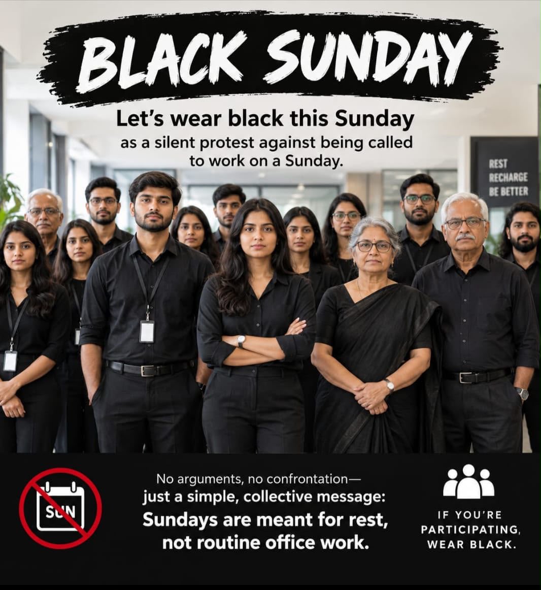 MahatojMeena's tweet photo. #BlackSunday 
#BlackDay in Banking industry

सभी साथी संडे को ब्लैक अटायर में आयेंगे https://t.co/aMfaoUcRMm