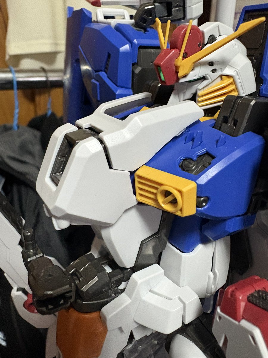 z27ag_cba's tweet photo. Iフィールド発生装置を取り付けてEX-S本体完成！

あとはビームスマートガンのみ！

＃プラモデルライフ https://t.co/FC7y3WFa9C