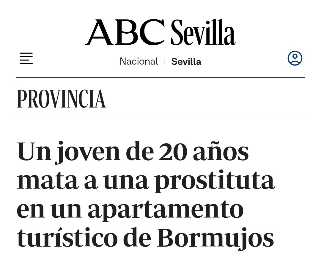 UnAmigoDeCambre's tweet photo. Ella era una mujer, él es un asesino y el @abcdesevilla es una 💩 https://t.co/MZGA28kTZF