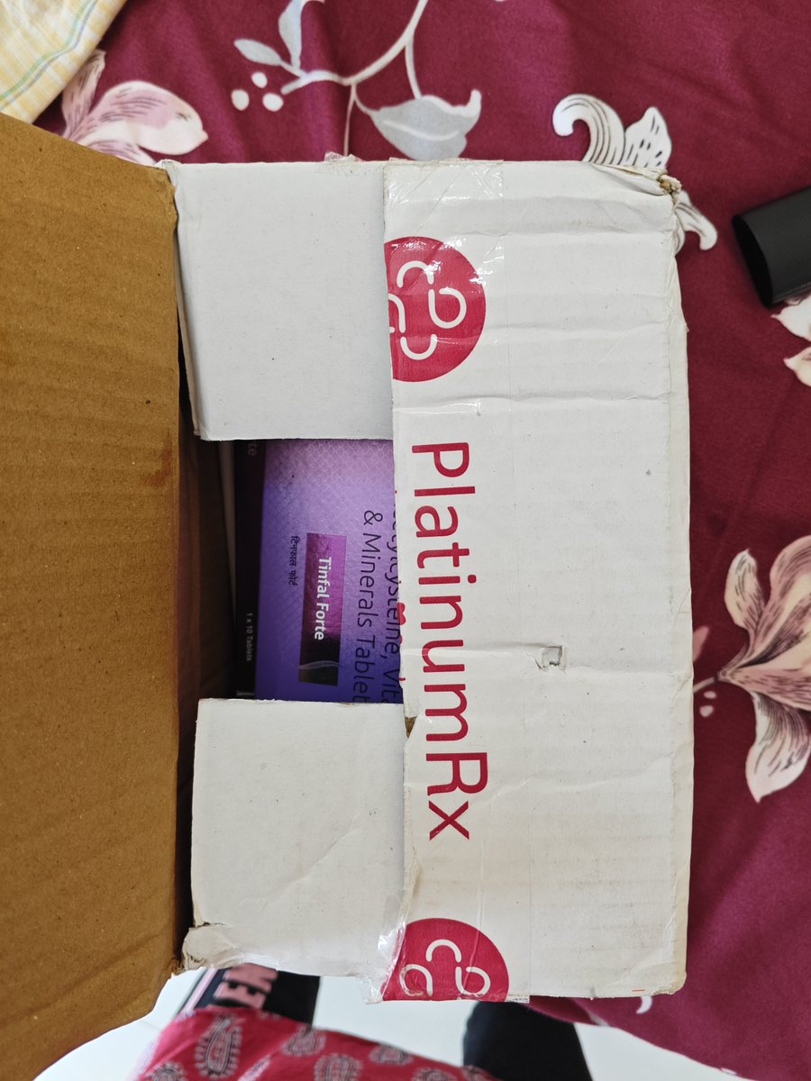 tanu23_'s tweet photo. Received an Open Box of medicines. Delivery was done by @delhivery. Their guy said that wasn't done by me. Then why to deliver such box? Simply return it.

What should I do with these medicines? How to trust an open box? @PlatinumRxIndia https://t.co/CEbD31libs