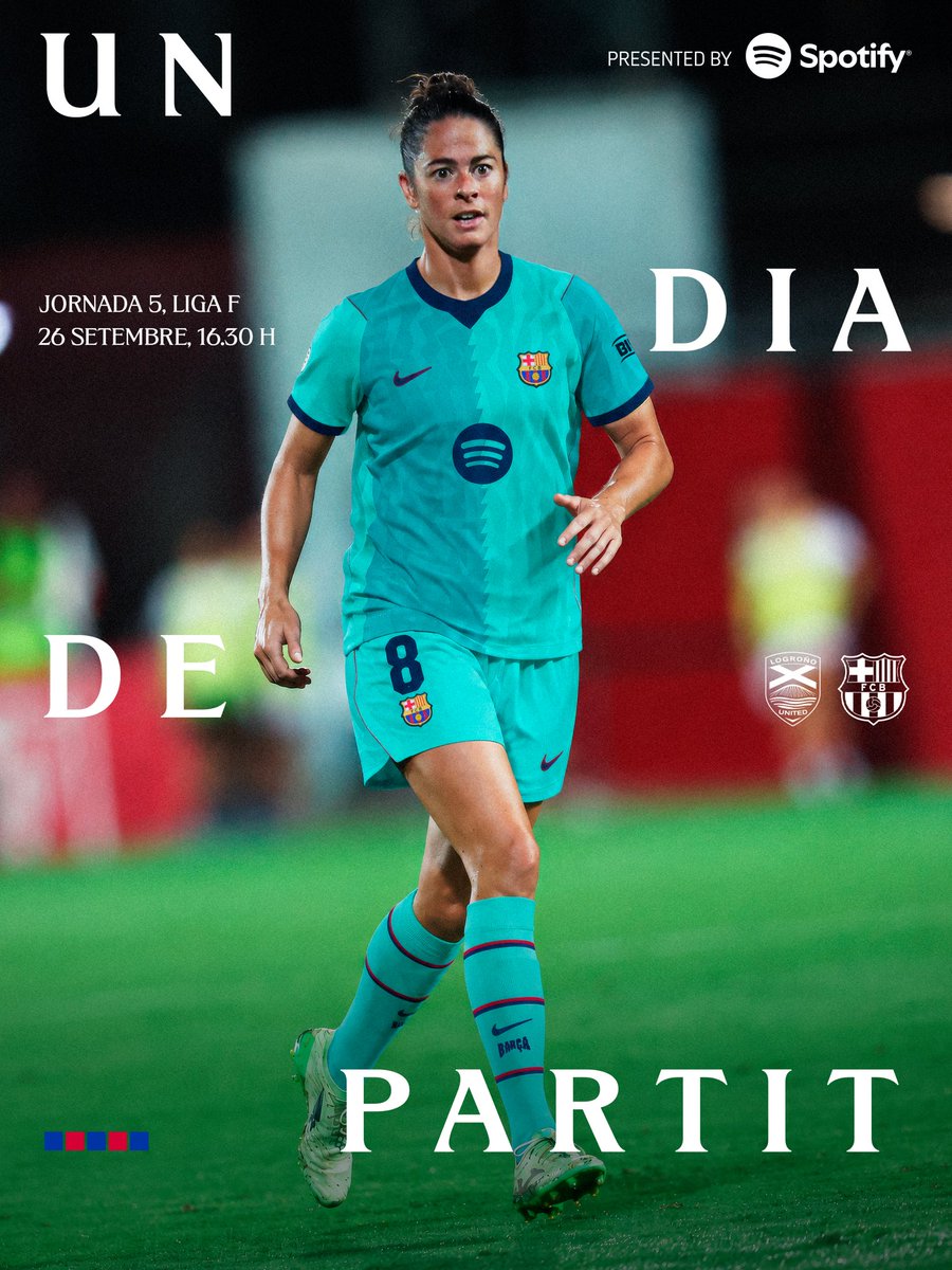 FCBfemeni's tweet photo. ✨ 𝗨𝗡 𝗗𝗜𝗔 𝗗𝗘 𝗣𝗔𝗥𝗧𝗜𝗧 ✨
#LogroñoUnitedBarça https://t.co/LLkxiOlMts