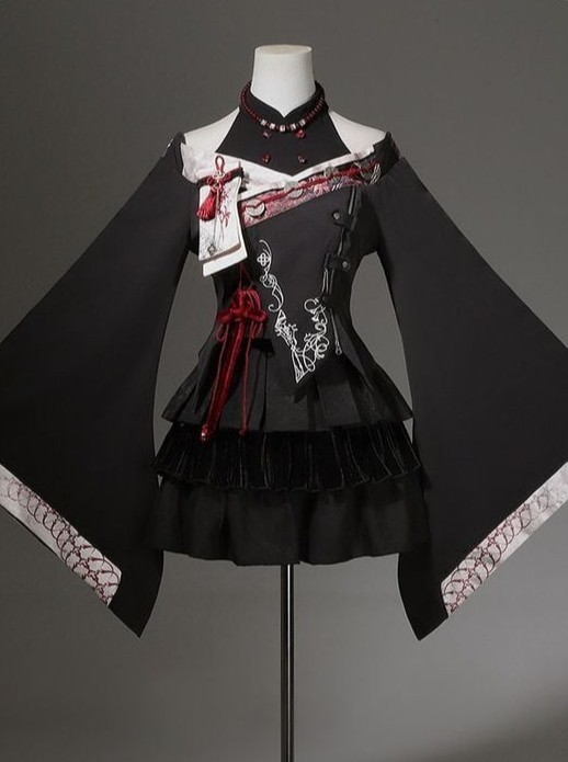 Maidens_Reve's tweet photo. 💕Maiden's Rêve プレゼントキャンペーン°˖✧
🎁黒紅華チャイナゴシックフレアセットアップ🎁　💗アイテム詳細はリプ欄へ💗

🎀参加条件🎀
@Maidens_Reveをフォロー＆リポスト
締切：10/26
❣希望サイズをコメント／
引用リポストで当選率UP❣ https://t.co/nGCGEoFPhF