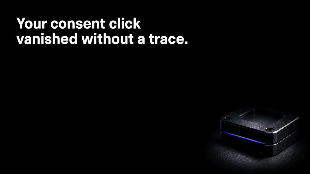 LayerDofficial's tweet photo. A single privacy checkbox can either disappear forever or generate an immutable cryptographic receipt.

Private database logs break the moment data leaves your perimeter.

Downstream systems process revoked records because static exports cannot track living consent.

LayerD logs each permission to Hedera, so buyers verify compliance on-chain before processing records.

Send this to the engineer handling your pipeline compliance.