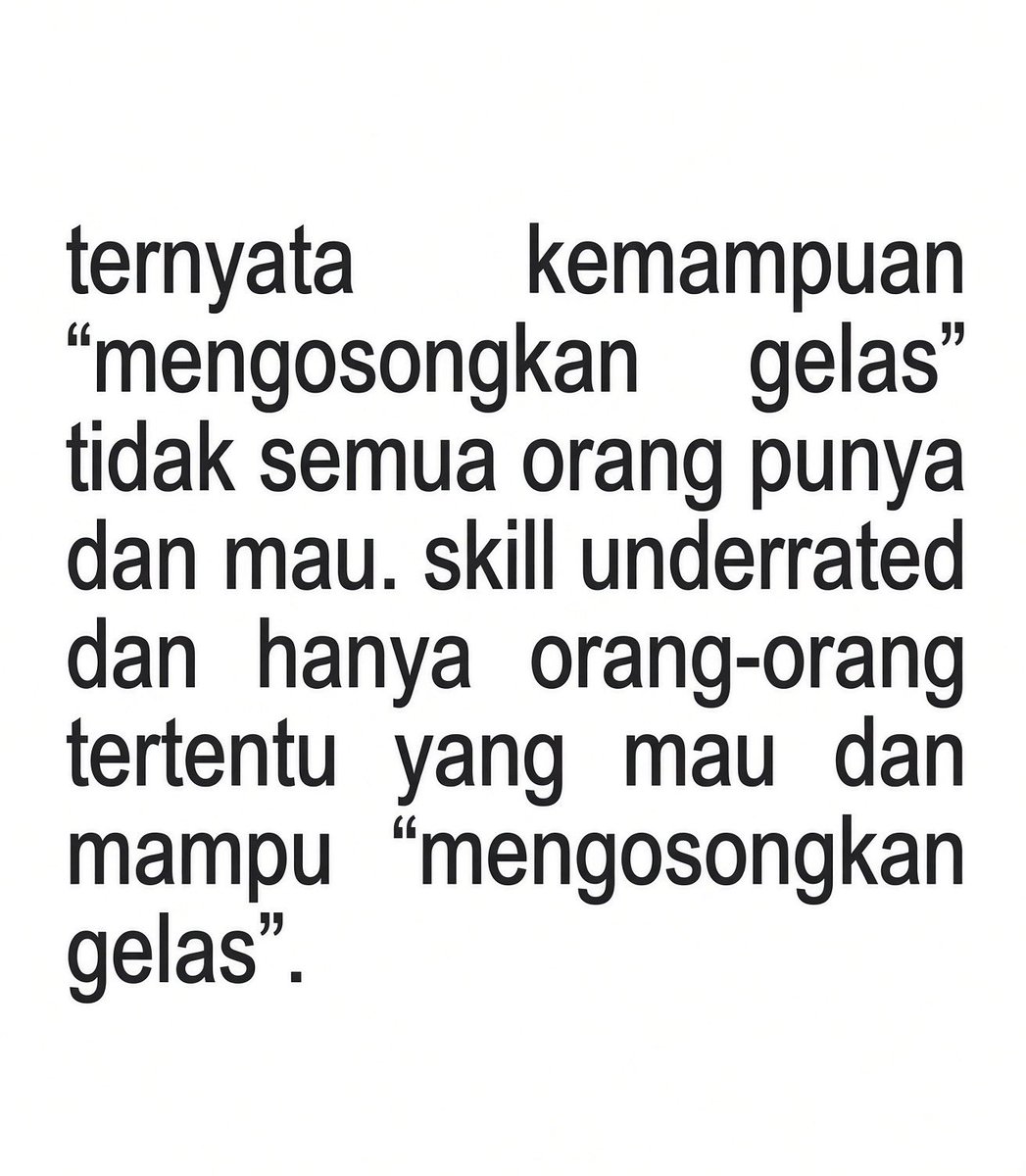 anggarasamvdr's tweet photo. Ada yang paham maksud “mengosongkan gelas” itu? https://t.co/6MIYrwoWka