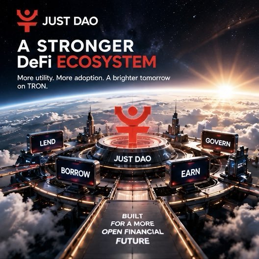 cryptofanz12's tweet photo. A stronger DeFi ecosystem is not defined by one isolated product. It grows by giving people multiple ways to use decentralized finance and connecting those activities within a broader environment.

𝗙𝗿𝗼𝗺 𝗔𝗰𝗰𝗲𝘀𝘀 𝗧𝗼 𝗨𝘁𝗶𝗹𝗶𝘁𝘆

JUST DAO brings core DeFi functions together within the TRON ecosystem. Users can lend assets, access borrowing markets, explore earning opportunities, and participate in governance.

That range matters because people enter DeFi with different goals. One user may want to supply assets, another may be looking for access to capital, while another may want to take part in ecosystem governance.

𝗧𝗵𝗲 𝗩𝗮𝗹𝘂𝗲 𝗟𝗶𝗲𝘀 𝗜𝗻 𝗧𝗵𝗲 𝗖𝗼𝗻𝗻𝗲𝗰𝘁𝗶𝗼𝗻

When these functions exist within a connected environment, users have more flexibility to explore different financial activities rather than relying on a single use case.

That broader approach reflects the role JUST DAO aims to play in TRON DeFi: supporting practical financial infrastructure across lending, borrowing, earning, and governance.

More utility creates more ways to participate. More participation can contribute to a more active and connected ecosystem.

@DeFi_JUST @justinsuntron #TRONEcoStar