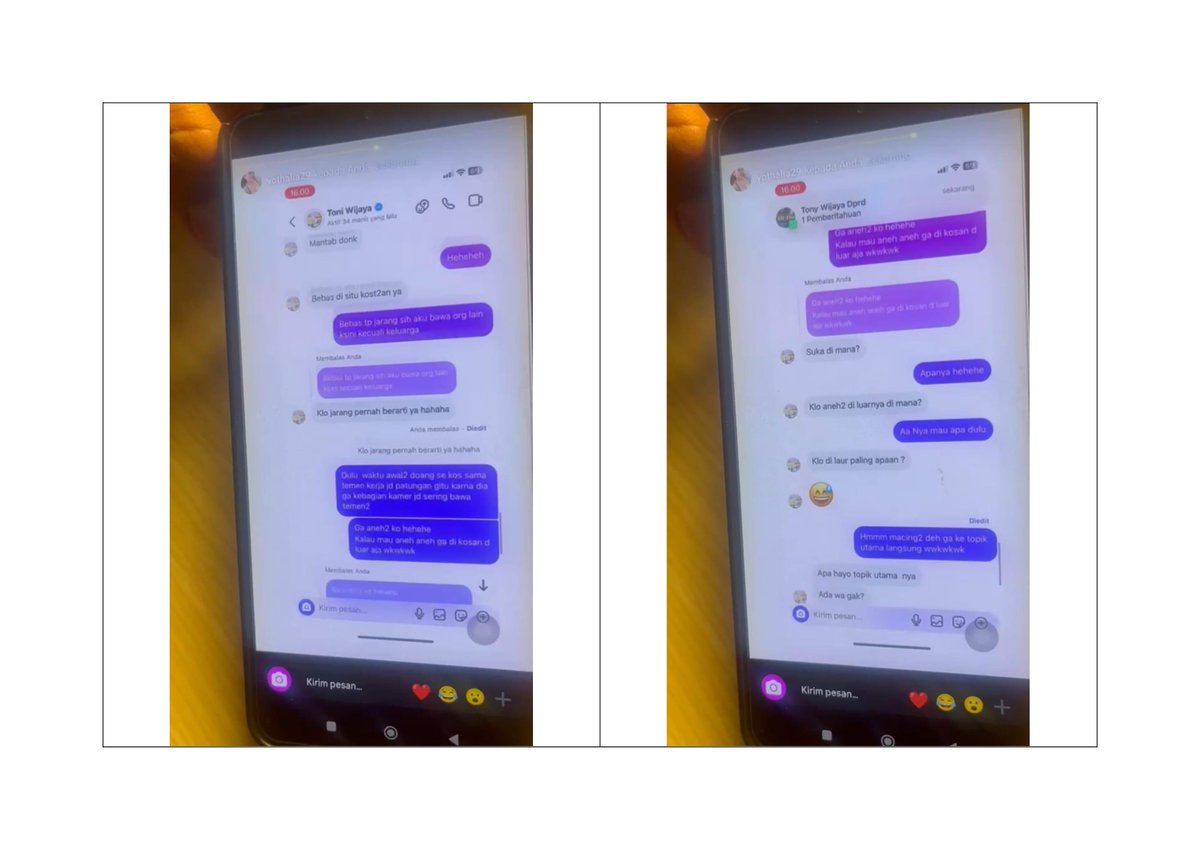 asenekibe's tweet photo. Giliran deketin semangat tapi waktu ketauan bilangnya editan AI ke orang orang terus ngancem sampe korban harus tutup akun dan di bounty sama ajudan yang dibayar pake uang negara https://t.co/Tsach0Axao