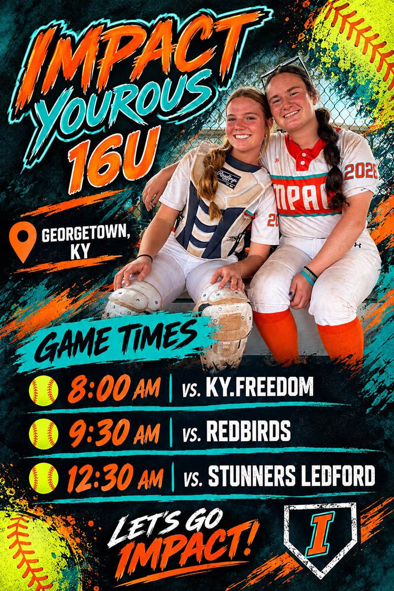 _ImpactSB's tweet photo. Game Day!🧡🥎🩵 https://t.co/jiY7c2KKRS