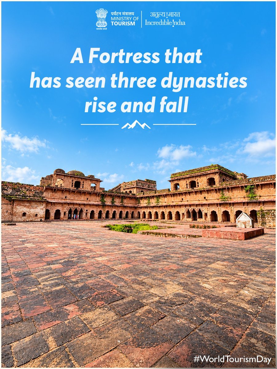 incredibleindia's tweet photo. A fort that seems to disappear when you come closer.

In the rugged landscape of Bundelkhand, Garh Kundar Fort in Niwari, Madhya Pradesh, reveals itself from afar, only to slip out of sight as you approach. Surrounded by hills and forests, its unusual setting adds to the mystery of this historic hill fort.

Discover a lesser-known chapter of Bundelkhand, where history and landscape come together in unexpected ways.

#WorldTourismDay #IncredibleIndia #Travel #Tourism #Trending #MadhyaPradesh