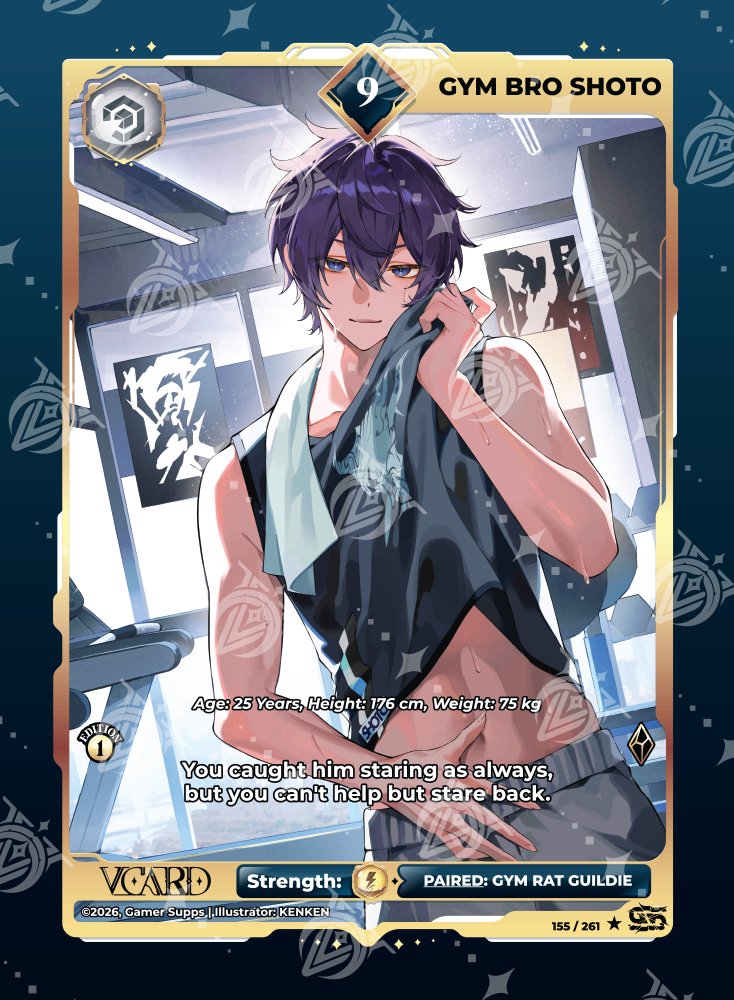 shotohex's tweet photo. Shoto's new Fractured Paradox Cards for VCard! they look so good 💜 #shxtou https://t.co/SVHNtkX6VK