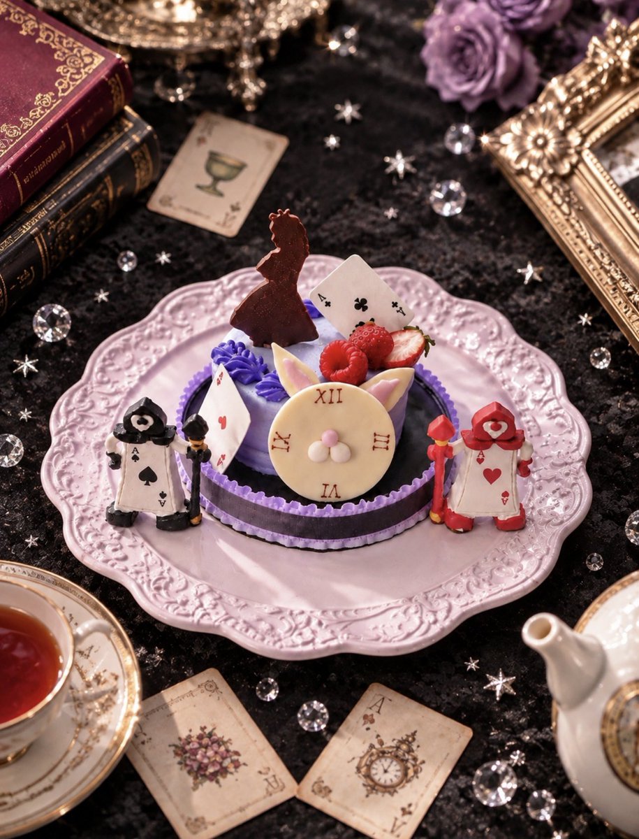 hcbrunch's tweet photo. 🎀♣️🐇 🎀♣️🐇 🎀♣️🐇 🎀♣️🐇

\ オートクチュールブランチ / 
【絵本の国のAfternoon Tea 】 in Wonderland

甘い、可愛い、それだけでは終わらせない。
少しクセのある午後をご用意しました♡

🫖開催期間 : 9月30日(水)〜11月16日(月)

🎀♣️🐇 🎀♣️🐇 🎀♣️🐇 🎀♣️🐇 https://t.co/UbT4PhS6DK
