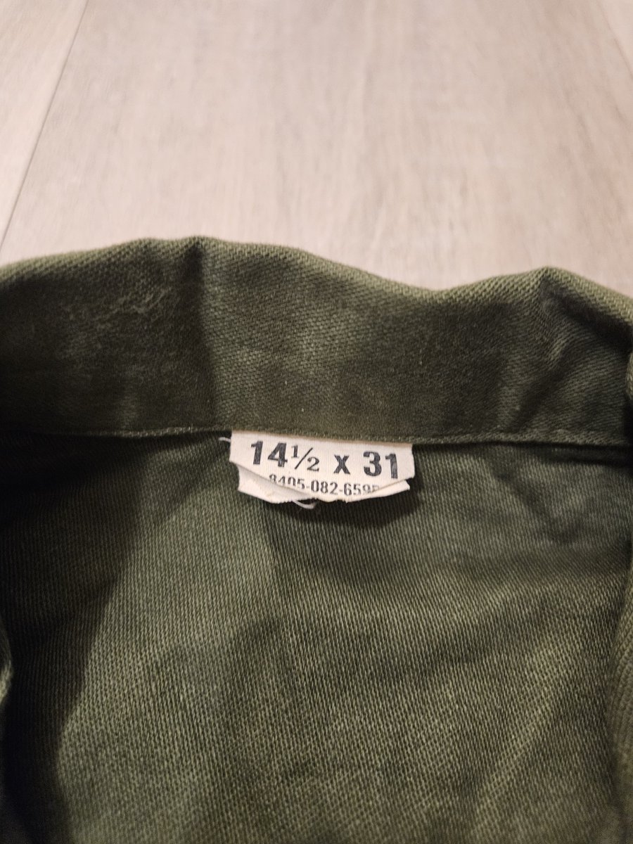 CnK2021's tweet photo. 1960s US Army 2nd Pattern OG-107 Shirts(Set up as Green Beret)
60년대 미 육군 2세대 OG-107 셔츠(그린베레 세팅) https://t.co/9sjekvEsVZ