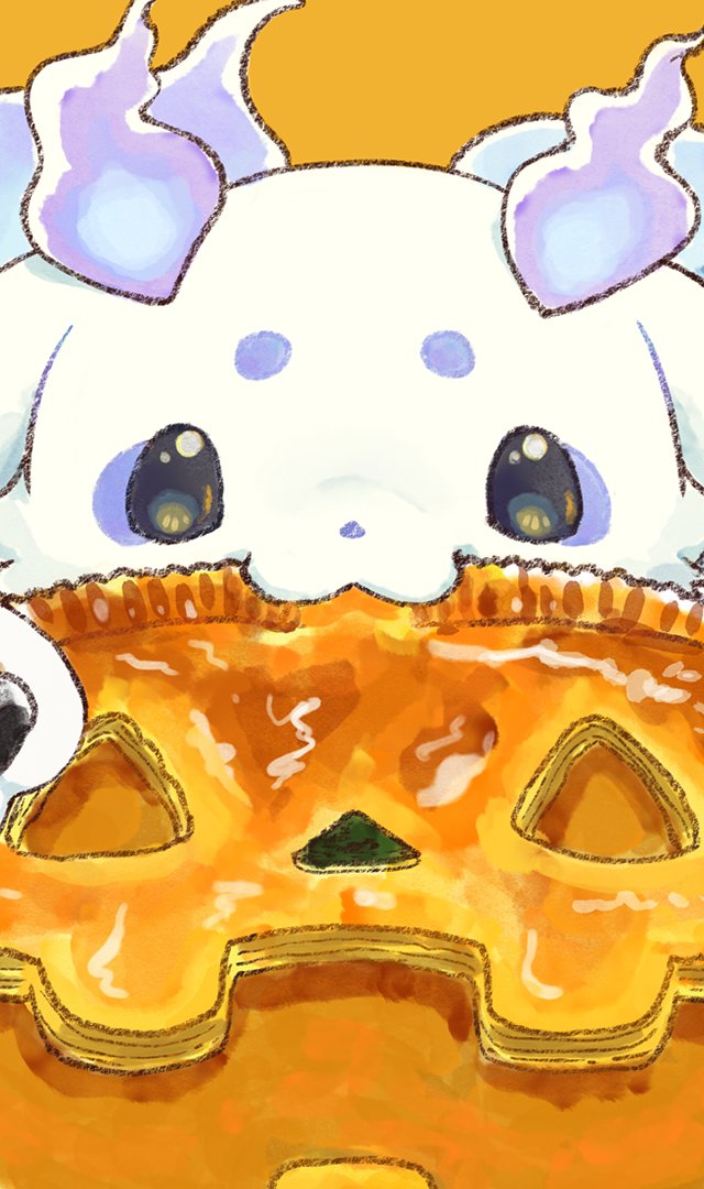 coffee_b_r's tweet photo. #しばのドッグタグ 
#でびるさまにささげるえ
#るんるんびじちかん
「ハロウィンを食べつくすゾ🎃」 https://t.co/2kUfHOJpJB