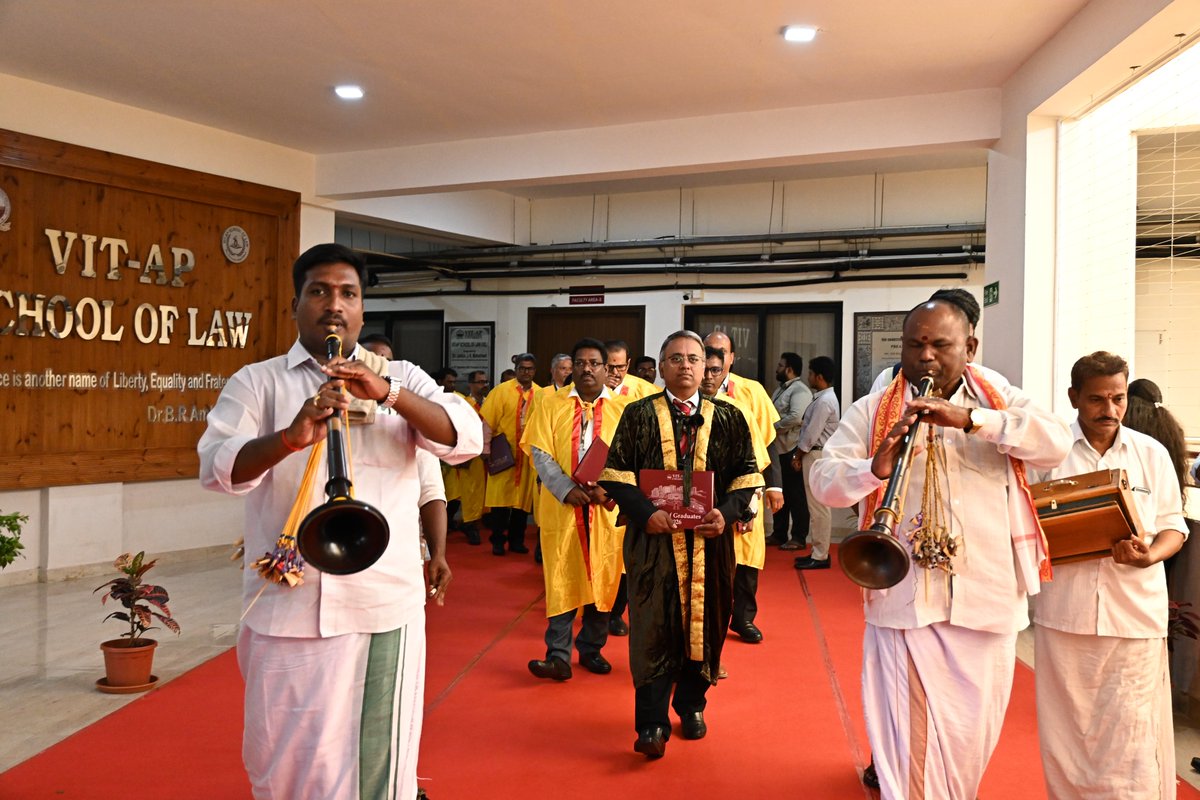 VITAPuniversity's tweet photo. Distinction earned, futures ignited.
The opening session of VIT-AP University’s 6th Annual Convocation stands as an eloquent testament to the quiet sacrifices, unwavering resilience, and intellectual brilliance of our highest achievers.
#VITAP #6thConvocation https://t.co/f55k7K7KLy