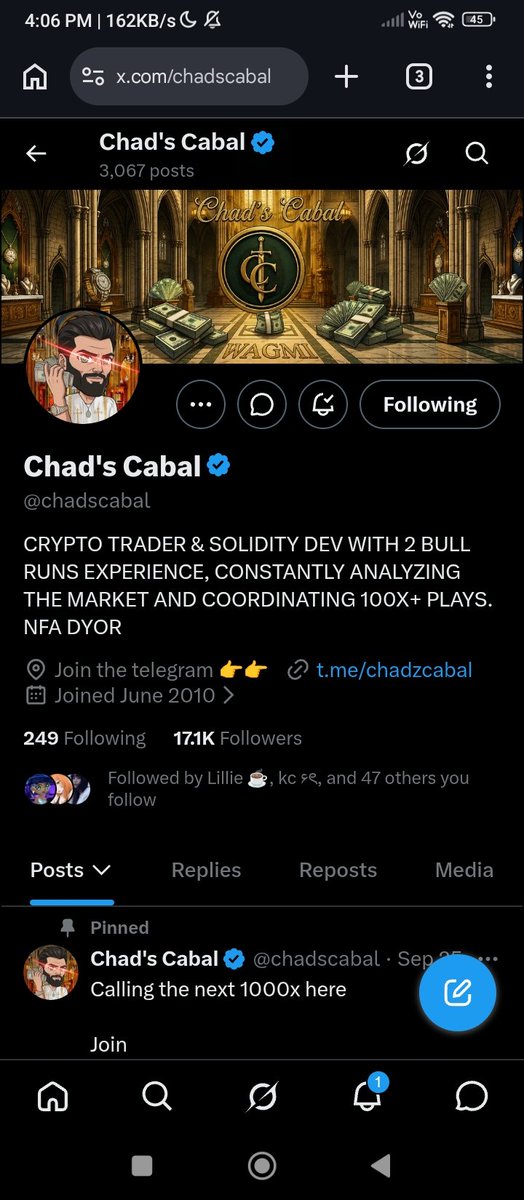 lizzaiy's tweet photo. @pandaa @chadscabal Been following him!

FuNW9SUNfCU8PmwhibhSmj9QHUhBTaguHVH155yHFEVm https://t.co/Omdzqhwko3