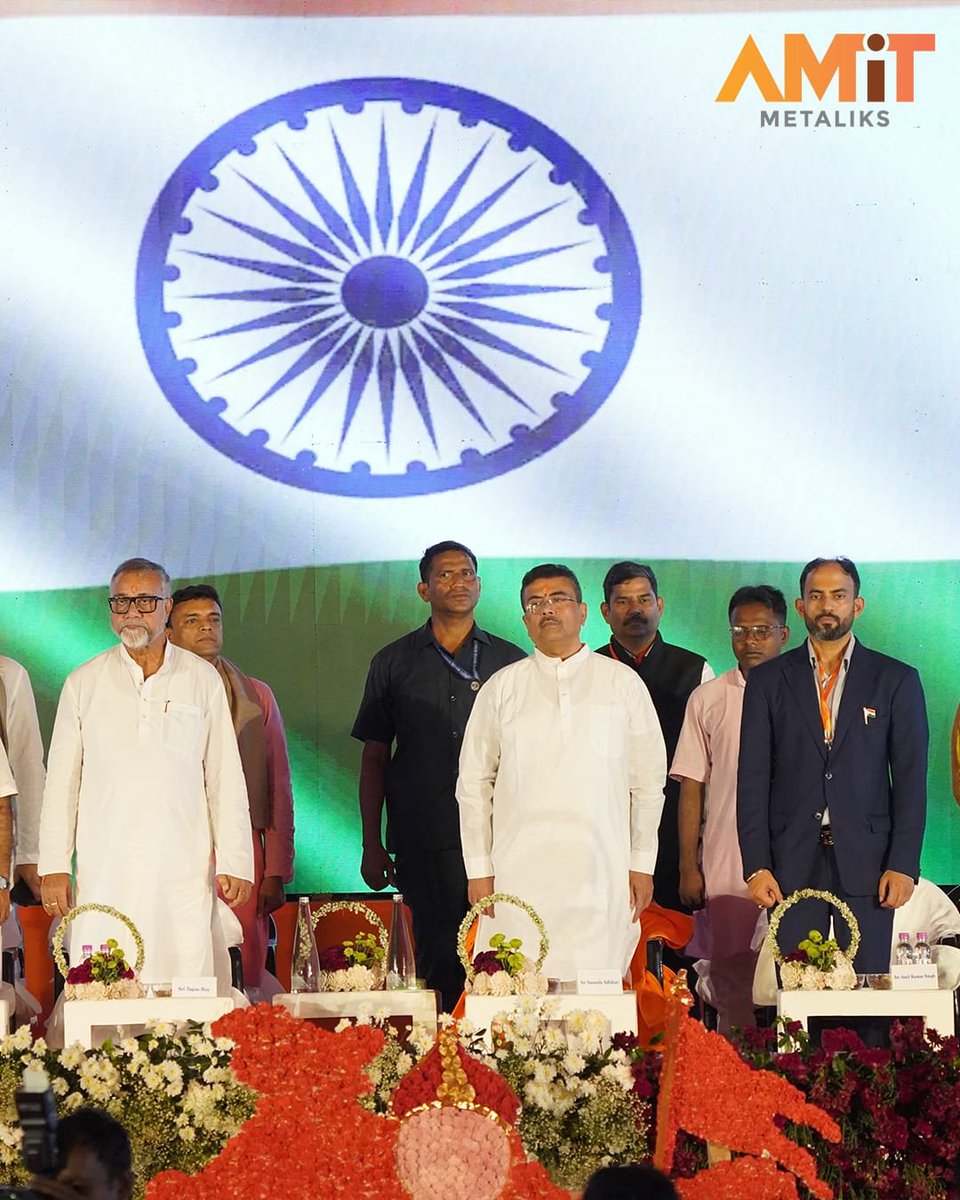 AmitMetaliks's tweet photo. A few moments from a memorable day at Amit Metaliks. 

The Stone Laying Ceremony marked the beginning of something new, and we’re happy to share a few glimpses from the ceremony.

#AmitMetaliks #StoneLayingCeremony #SteelIndustry
#WestBengal https://t.co/kdvcj2RmdG
