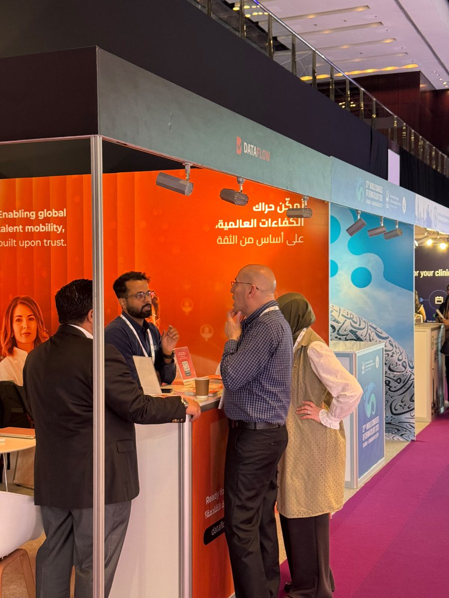 DataFlowGroup's tweet photo. Recapping our participation in MEIDAM 2026!

From engaging with industry leaders at our stand to an inspiring keynote session by Mr. Humaid Al Ali, Senior Director at DataFlow Group, it was an incredible event. We were also honored to receive a recognition certificate from the MEIDAM leadership.

Thank you to everyone who stopped by and connected with us!

جانب من مشاركتنا الناجحة في مؤتمر ميدام 2026! 

بدايةً من استقبال زوار منصتنا والتواصل مع زوار المعرض، وصولاً إلى الجلسة الحوارية المتميزة التي قدمها السيد حميد آل علي، مدير إدارة الشؤون الحكومية. كما سعدنا وتشرّفنا باستلام شهادة تكريم وتقدير من إدارة المؤتمر.

شكراً لكل من زارنا وتواصل معنا!