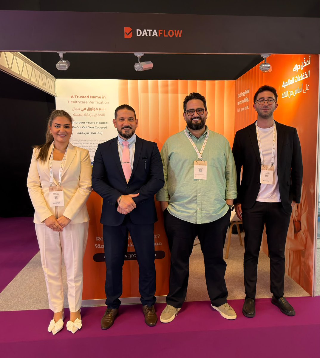 DataFlowGroup's tweet photo. Recapping our participation in MEIDAM 2026!

From engaging with industry leaders at our stand to an inspiring keynote session by Mr. Humaid Al Ali, Senior Director at DataFlow Group, it was an incredible event. We were also honored to receive a recognition certificate from the MEIDAM leadership.

Thank you to everyone who stopped by and connected with us!

جانب من مشاركتنا الناجحة في مؤتمر ميدام 2026! 

بدايةً من استقبال زوار منصتنا والتواصل مع زوار المعرض، وصولاً إلى الجلسة الحوارية المتميزة التي قدمها السيد حميد آل علي، مدير إدارة الشؤون الحكومية. كما سعدنا وتشرّفنا باستلام شهادة تكريم وتقدير من إدارة المؤتمر.

شكراً لكل من زارنا وتواصل معنا!