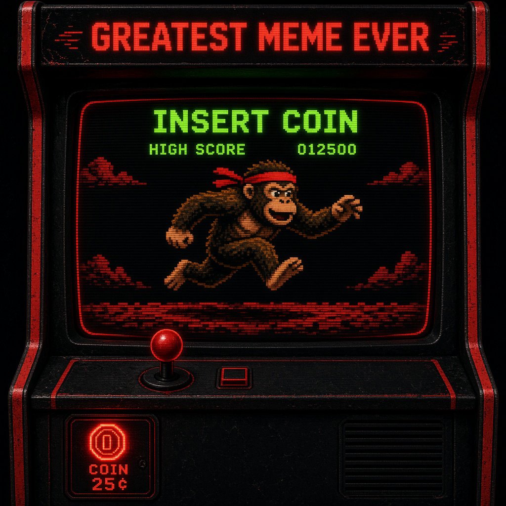 Greatmemeever's tweet photo. INSERT COIN
boot Greatest Meme Ever
high score is culture
GAME OVER never loads
greatest-meme-ever:native https://t.co/IoMoHYLZLo