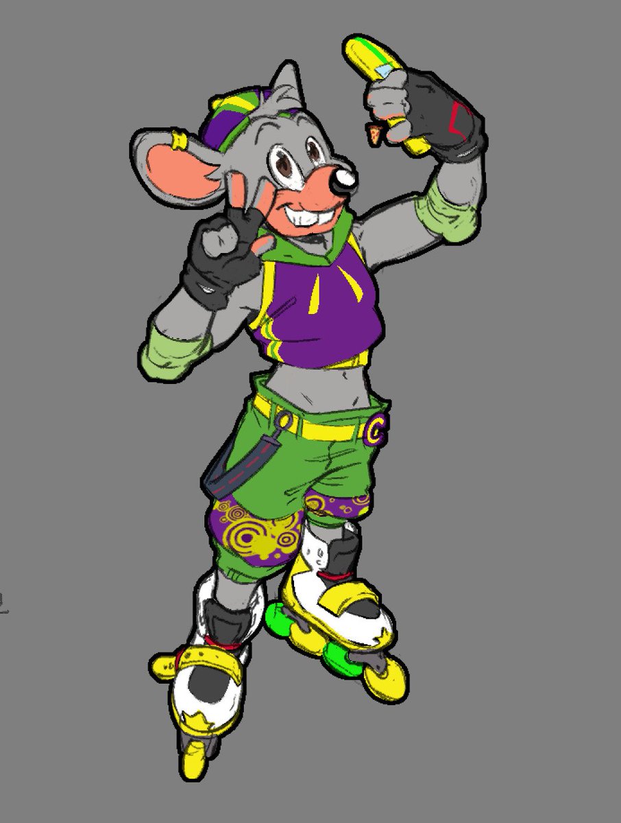 Z1pp3r_'s tweet photo. Chuck E Cheese }

more of Chuck and his gay little outfit. hopefully the last we'll see of him for a while https://t.co/K0TxpfF2Wf