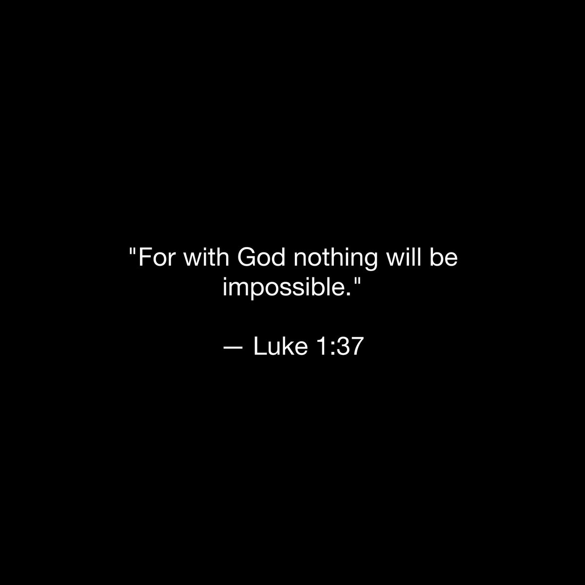 Holy__Bible1's tweet photo. Luke 1:37 https://t.co/SLDL14JctB