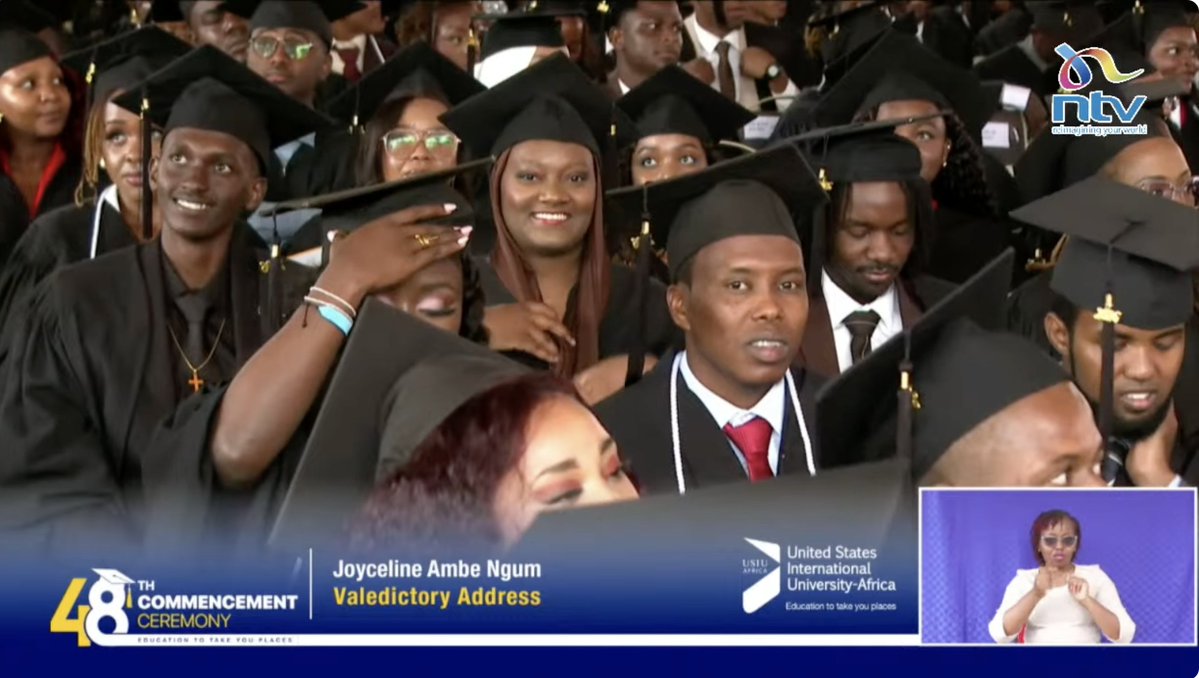 ntvkenya's tweet photo. Follow the 48th USIU-Africa Graduation Ceremony live here: https://t.co/piX9hdZ4jk https://t.co/4PBVE4ij86