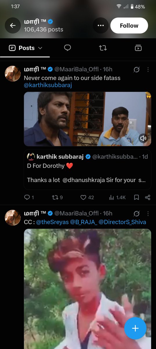 KadhalInstinct's tweet photo. Wathaa morattu Adi adichathula SK kunji la vaikkura gay thaiyoli fan's 

Yesterday lae irunthu orey azhuga SK kunji laa vaikkalam naa Aprm eduthu vacha odanae dhan Azhagu stop Panna 

Example: 👇🏼 https://t.co/4RdNrwh8Cc