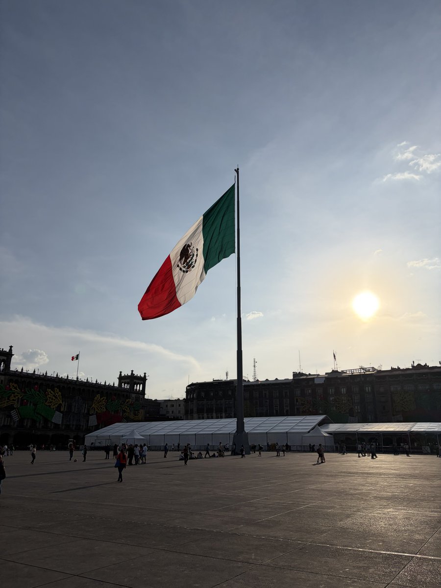 ANA2025DIA's tweet photo. 🇲🇽メキシコ人は国旗が好き？

他国と比べて国旗の数が多い🇲🇽
さらに国旗がデカいです😳 https://t.co/jHgo4J3K9q