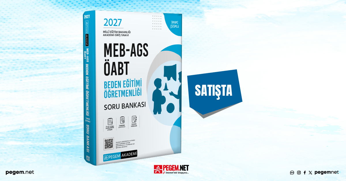 pegemnet's tweet photo. 2027 MEB-AGS ÖABT Beden Eğitimi Öğretmenliği Tamamı Çözümlü Soru Bankası kitabımız satışta!
İncelemek için 👉 https://t.co/BfQRFicz8L
#pegemnet #pegemakademi #pegem #ags #mebags #ags2027 #öabt2027 #agsöabt #öabt #öabtbesyo #bedeneğitimiöğretmenliği #sınavahazırlık https://t.co/fCPQDs0Xqn
