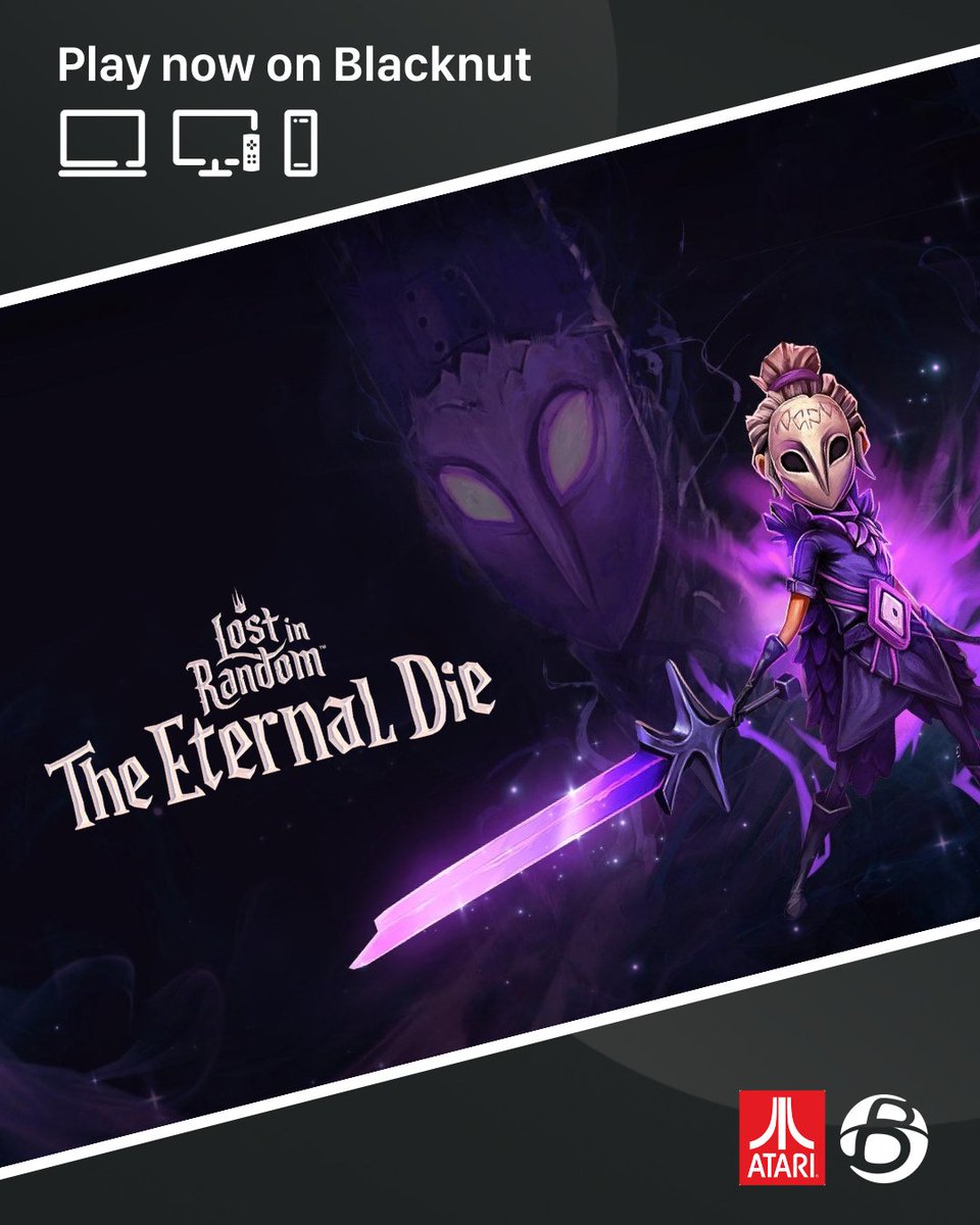 Blacknut_Games's tweet photo. ๐ฒ๐ Roll the dice and enter a dark, enchanting world in Lost in Random: The Eternal Die by @Thunderfulgames @atari
LIVE on Blacknut ๐๐ป๐ https://t.co/AKLpKmyLX2
#Blacknut #CloudGaming #Gaming #Indie #Thunderful #IndieGames #Roguelike #StrategyGames #FantasyGaming #AdventureGames