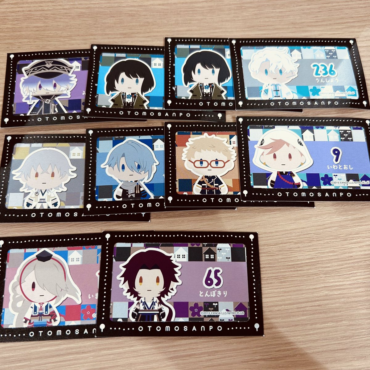 odenta013014's tweet photo. 【交換 】刀剣乱舞 御伴散歩 ぽちくじ その2 フリューくじ

【譲】 画像のもの(ツリーにもあります)

【求】 二筋樋(半券含む)

郵送での交換希望です、検索からでもお気軽にお声掛けください https://t.co/0A10fQdASN
