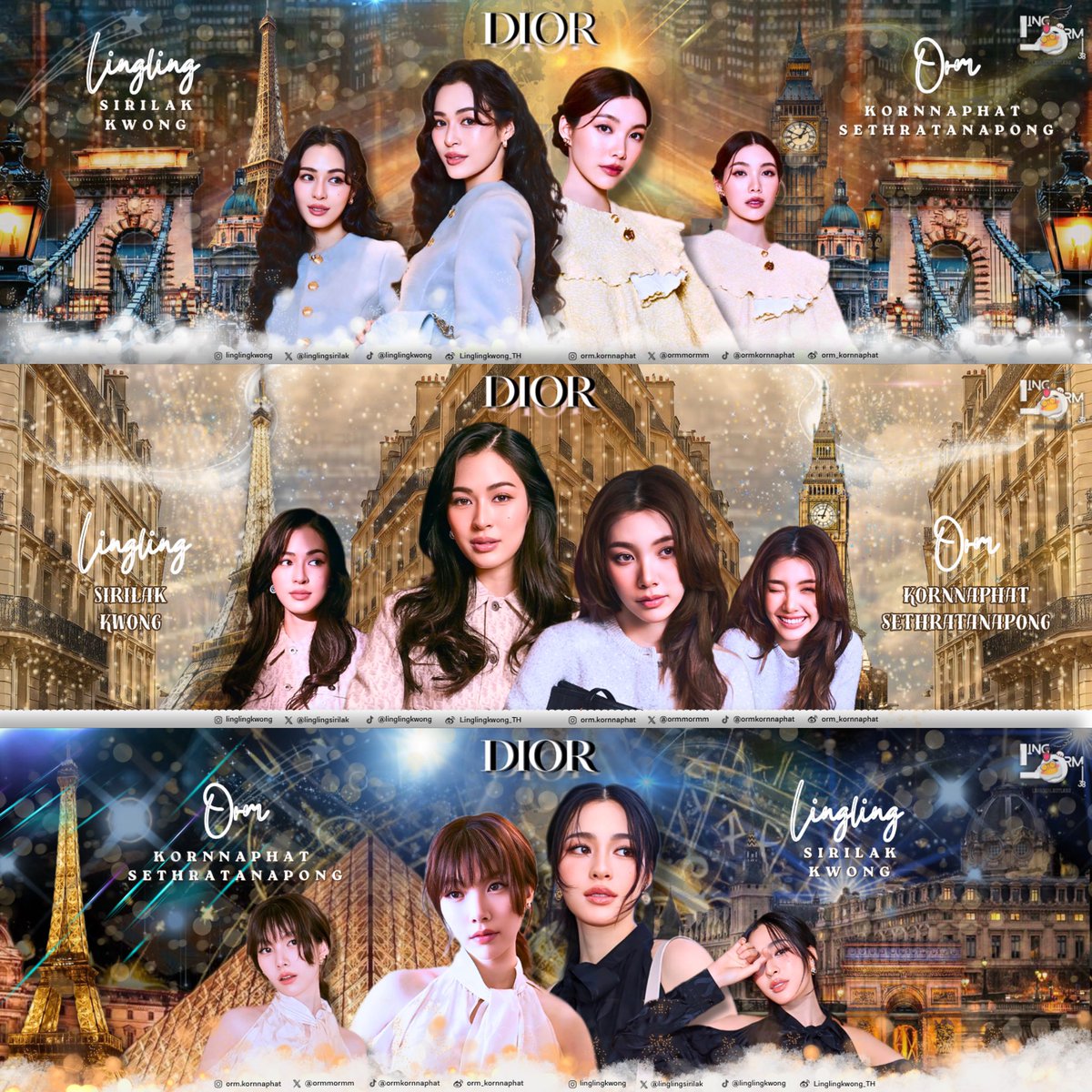 lingorm_cutlo38's tweet photo. มาแบ่งปันตั๋วปกX ฟชว Set1(3รูป) 🔥
ใครยังไม่มีตั๋ว มารับได้ค้าบมี 3ใบถ้วนฮ้ะ

#LingOrm  #หลิงออม‌
#LinglingKwong
#OrmKornnaphat
#Dior

แปะตั๋วแต่ละใบไว้ใต้โพสต์นะค้าบ 🤍 https://t.co/hsH2FeL81s